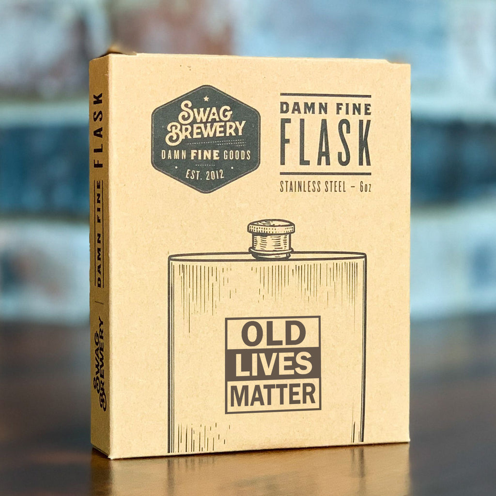 Old Lives Matter Flask