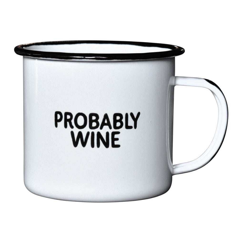 Probably Wine - Enamel Mug