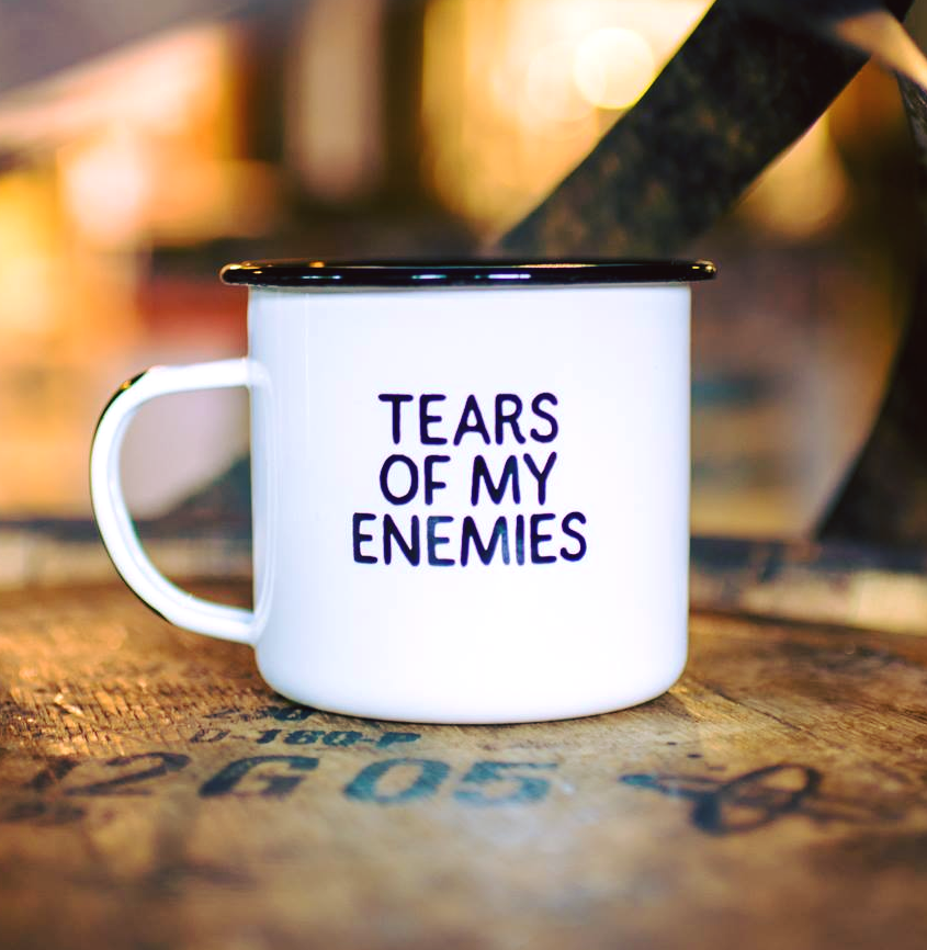 Tears of My Enemies - Enamel Mug
