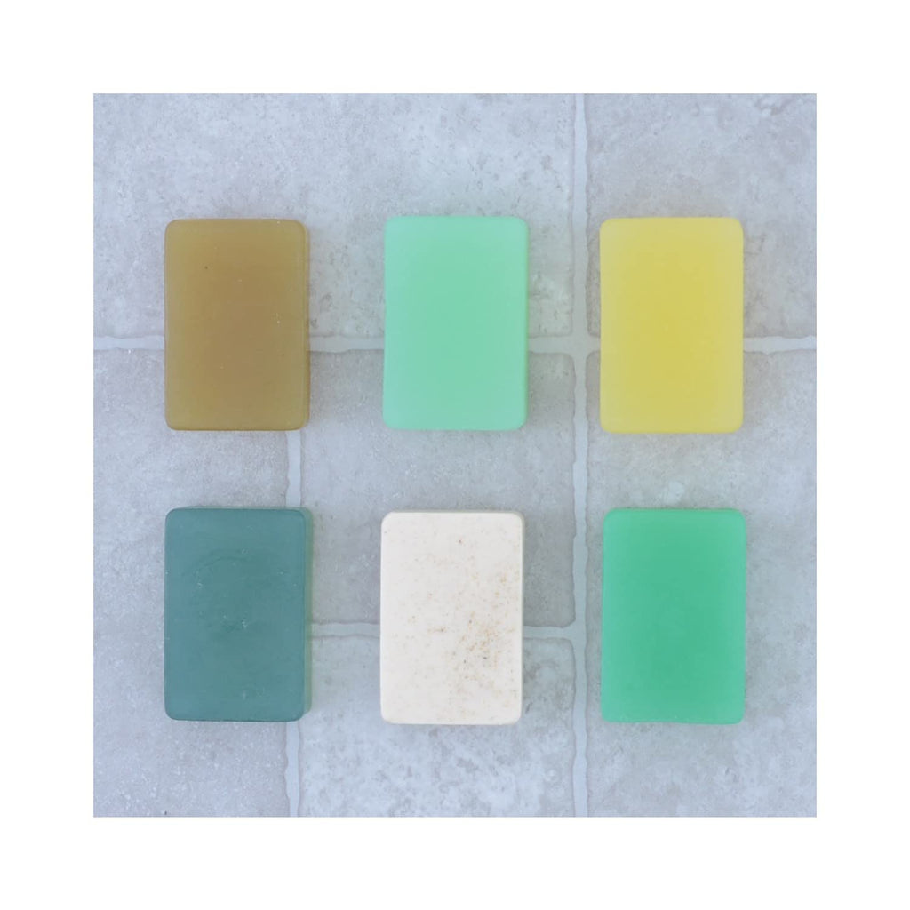 Man Suds - Natural Bar Soap in Manly Scents - 6 Bar Variety