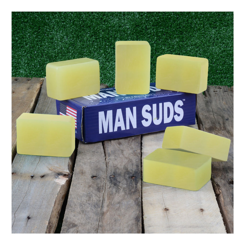 Man Suds - Men's Natural Grapefruit Bergamot Citrus Soap