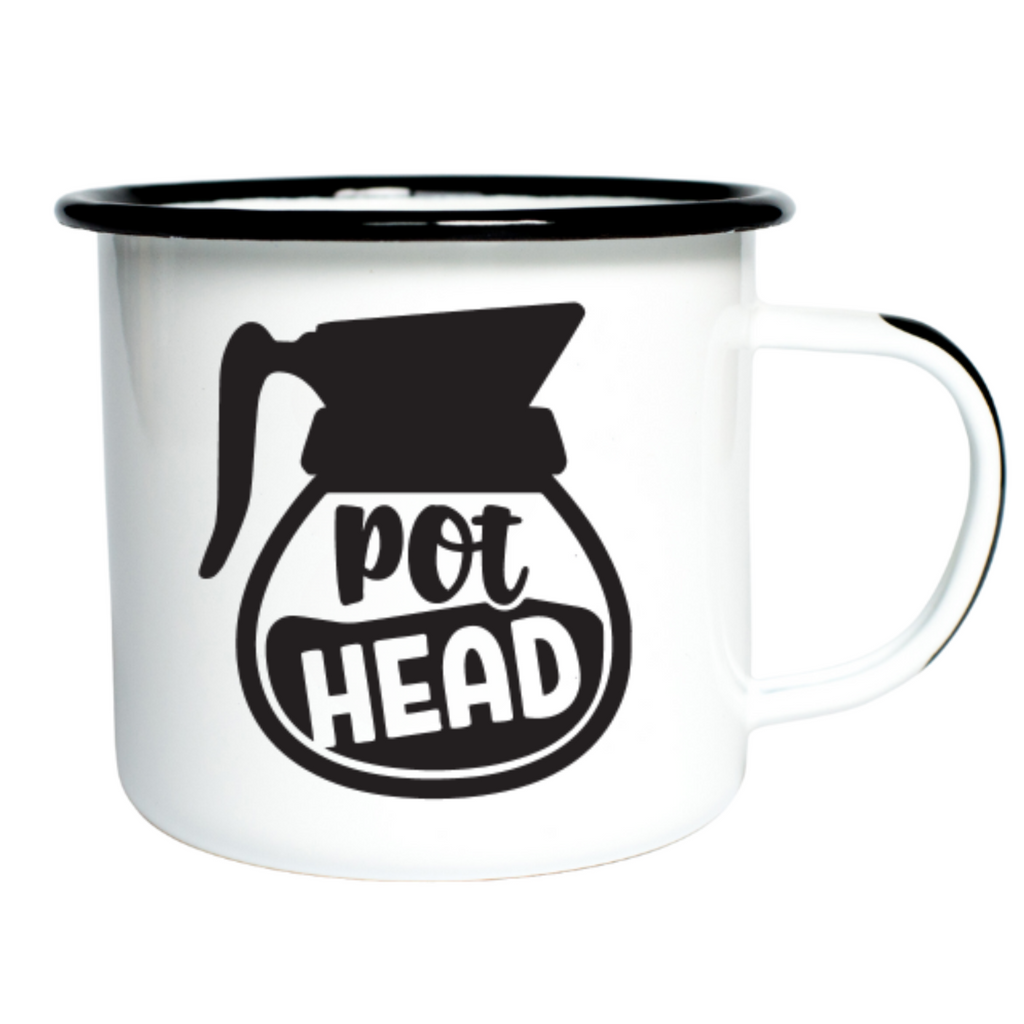 POT HEAD - Enamel Mug
