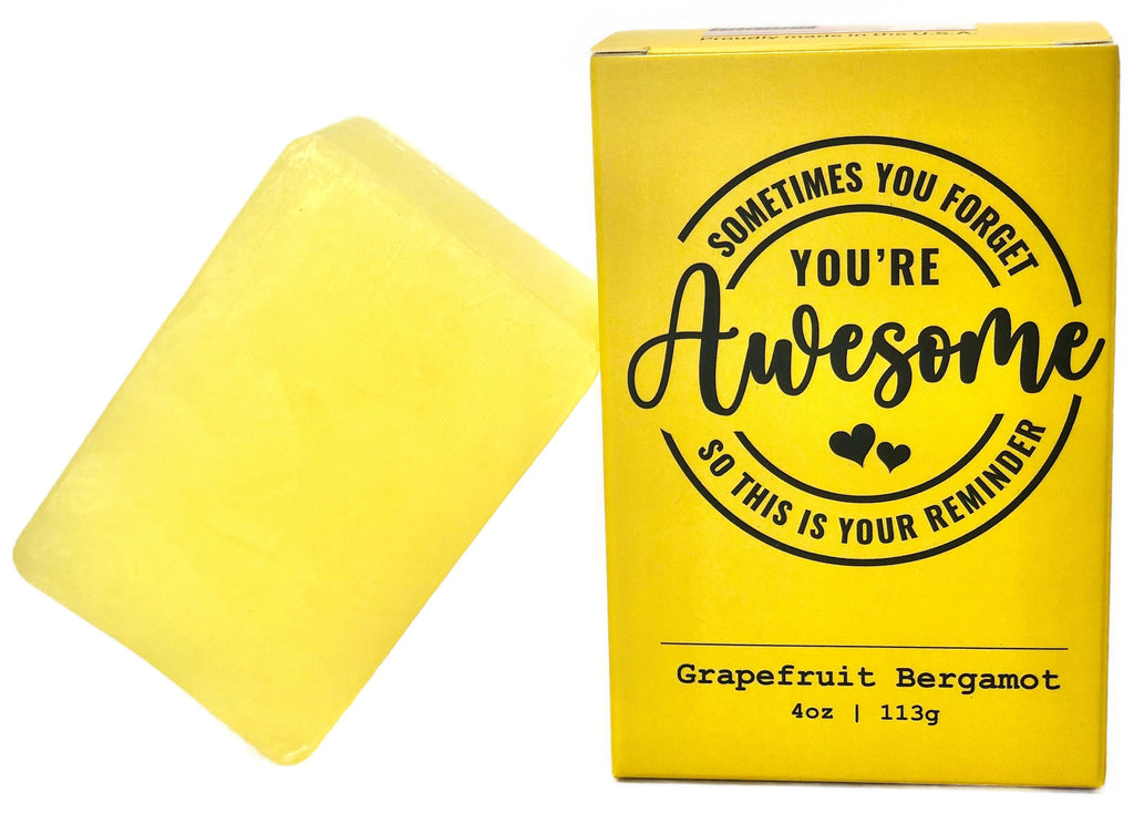 Natural Bar Soap for Women – Grapefruit Bergamot 6 Pack