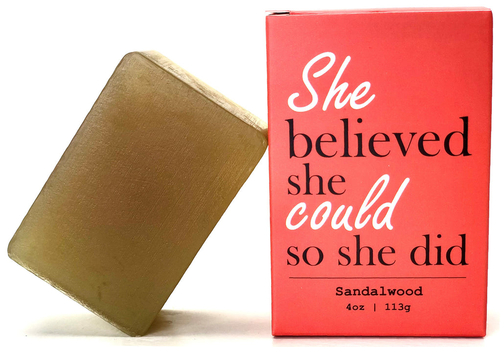 Natural Bar Soap for Women – Sandalwood 6 Pack