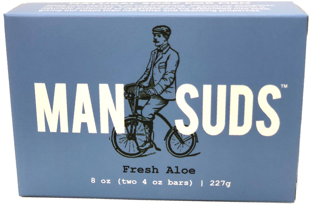 Man Suds - Men's Natural Fresh Aloe Bar Soap