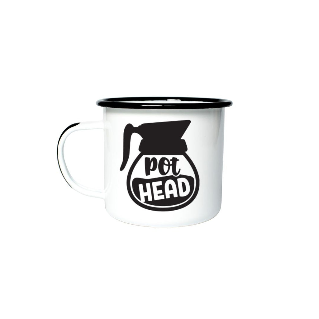 POT HEAD - Enamel Mug