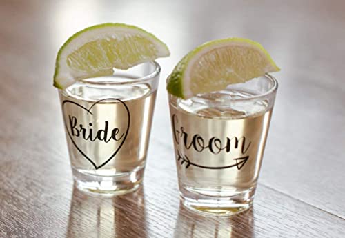 Bride and Groom - Shot Glasses