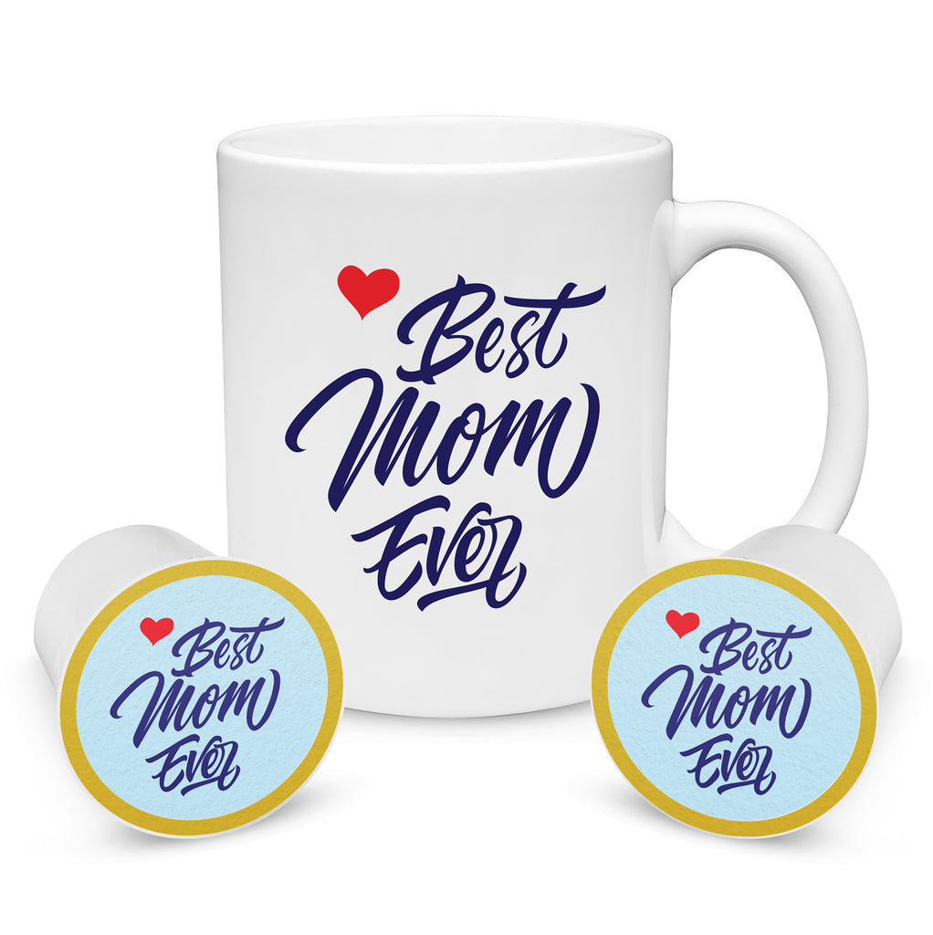 Best Mom Ever Mug and Single Serve Coffee Gift Set
