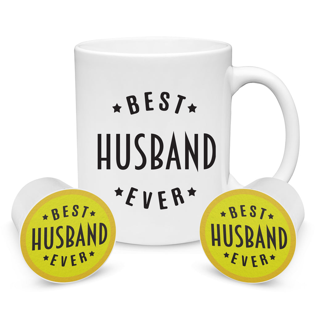 Best Husband Ever Mug and Single Serve Coffee Gift Set