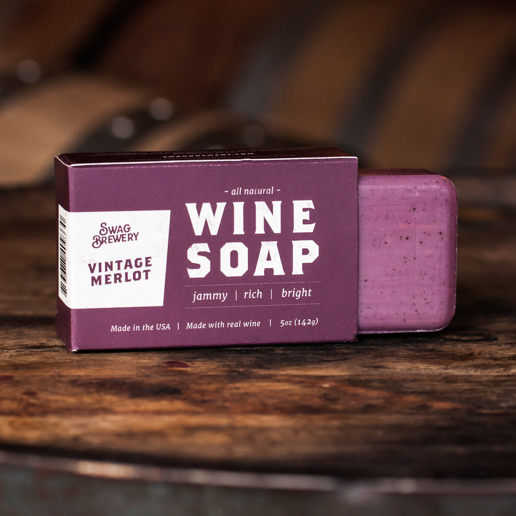 Vintage Merlot Wine Soap